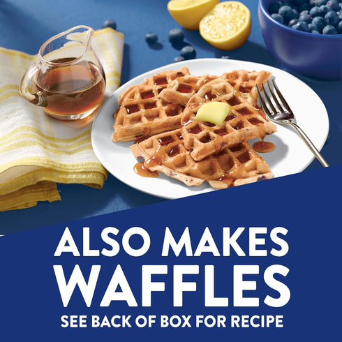 25.2-Ounce (Pack 8) Krusteaz Complete Pancake Mix, Blueberry Pancake Mix, Box