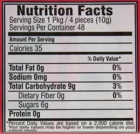 Frunas 48 Pack Fruit Chews Watermelon