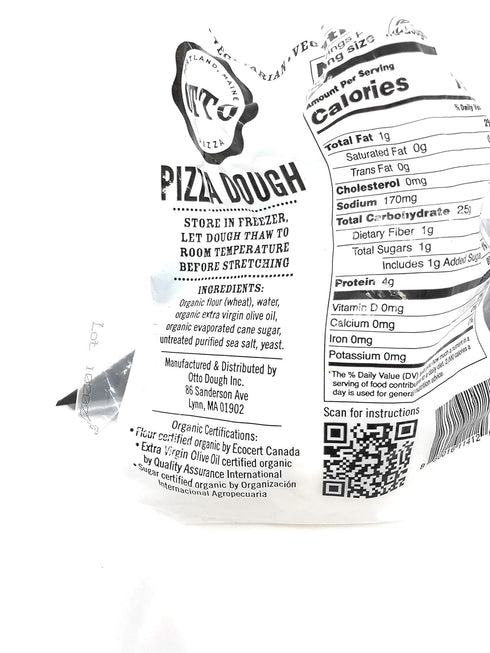 OTTO Pizza 16 OZ Pizza Dough Ball