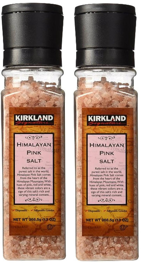 KIRKLAND Signature Himalayan Pink Salt, 13 Ounce VxxcZZ, 2Pack (13 Ounce)
