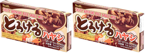 S&B Tasty Hayashi Rice Sauce Mix, 5.6-Ounce (Pack of 2)