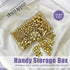 Gold Sprinkles with 4-Claw Pick up Tool Pearl Sprinkles Mix Size Contains Metallic Rod & Heart & Star Sprinkles for Cake Decorating Baking Cupcake Toppers Cookie Decorations Celebrations Supplies 6.5oz