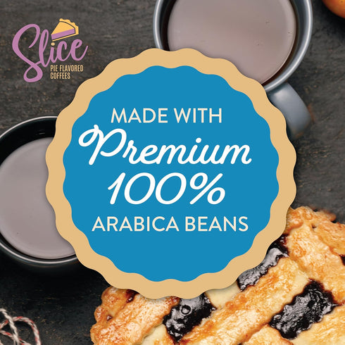 40 Count (Pack 1) Slice Coffee Flavored Coffee, Pie for Keurig K Cup Brewers, Coconut Cream