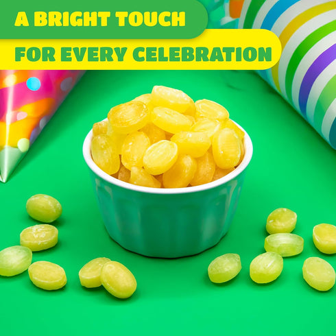 1 Pack Lemon Drops Hard Candy - Pound - Sanded Lemon Candy with Sweet and Tart Citrus Flavor - Old Fashioned Yellow