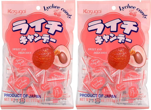 Kasugai Lychee Candy, 4.05oz (2 Pack)