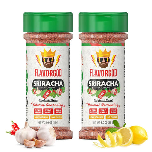 Sriracha Seasoning Mix, 2 Bottles by Flavor God - Premium All Natural