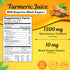 16.23 Oz (480ml) BASIC AYURVEDA Turmeric Juice with Black Pepper | Pure Haldi Extract for Wellness Support |