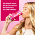|12 Pack WAVE Organic Sparkling Drink | Low Calorie Drink, Strawberry Lemonade Lightly Carbonated | Great Natural Soda
