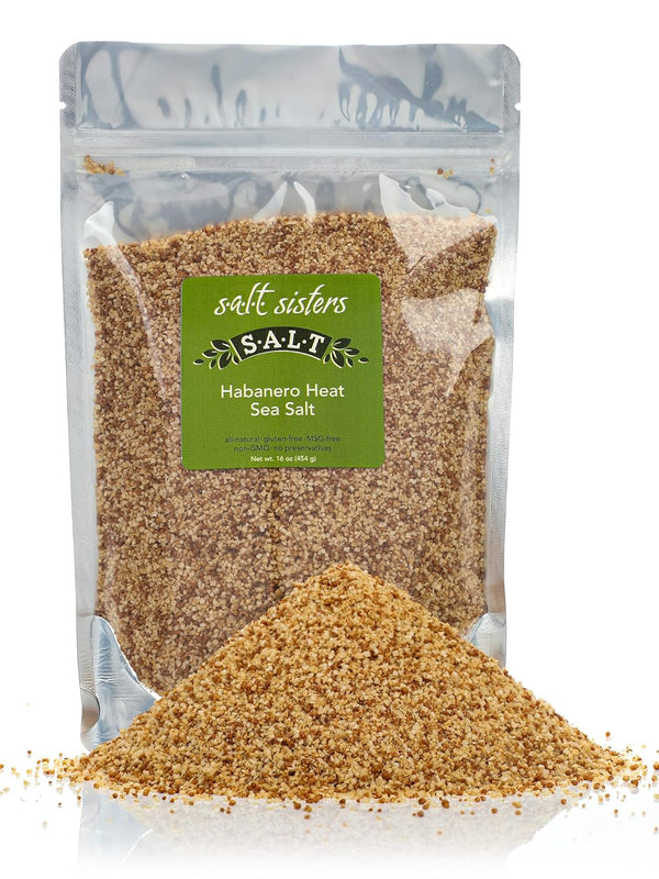 s.a.l.t. sisters Habanero Heat Sea Salt | All-Natural, Gluten Free, MSG Free,