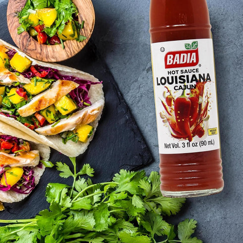 3 oz Badia Louisiana Cajun Hot Sauce, fl Bold Cajun Flavor with Tangy Medium Heat