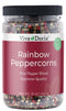 Viva Doria Rainbow Blend Peppercorn, Steam Sterilized Whole Black/Green Pepper, Whole Pink/White