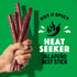 (Pack 12) 1 oz 9 Lorissa's Kitchen Heat Seeker Jalapeno Beef Sticks - of Meat Sticks - Ready to Eat Protein Snacks