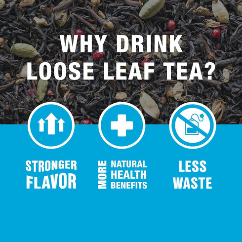 200 16 Tiesta Tea - Chai Love, Loose Leaf, Spiced Chai Black Tea, Premium High Caffeinated Blend, Make Hot or Iced