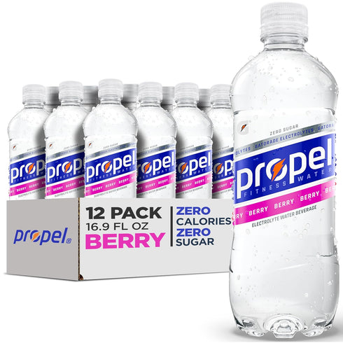 Propel Electrolyte Enhanced Water Sports Drink, Berry Flavored Water, Zero Calorie &