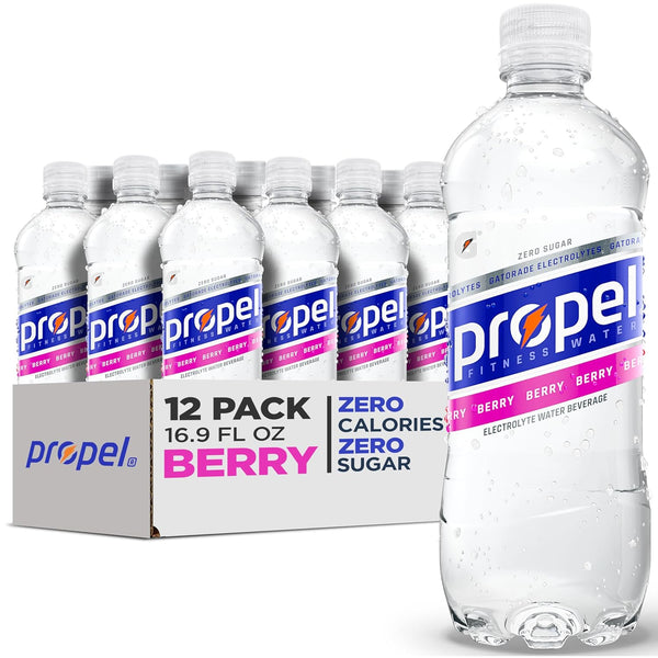Propel Electrolyte Enhanced Water Sports Drink, Berry Flavored Water, Zero Calorie &