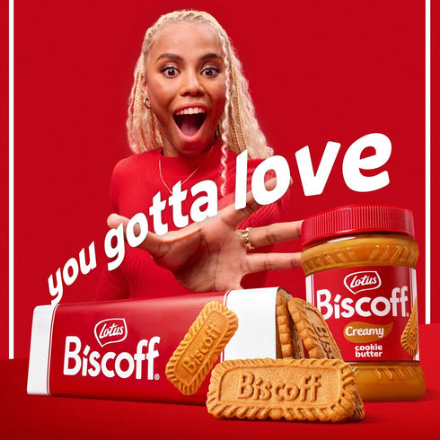 8.8 (Pack 10) Lotus Biscoff, Caramelized Biscuit Cookies, non GMO + Vegan - Ounce