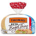 THOMAS' 8 count, (1.63 oz 13 oz Keto Plain Bagel Thins, each), Bagels, Bag