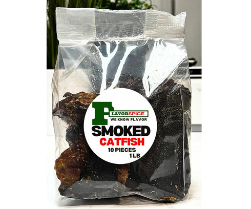 Generic 10 Well Smoked Dry Catfish PCS | With No Head | Great for African Soup