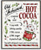 Stupell Industries 'Old Fashioned Hot Cocoa Recipe', Framed Giclee Art, Black, 16
