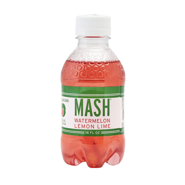Boylan Bottling MASH Great Tasting Watermelon Lemon Lime Lightly Carbonated Fruit Drink