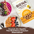 8-Pack, 5 BIENA Chickpea Snacks - Crunchy Roasted Chickpeas - High Fiber Protein Snacks for Adults and Kids - Ounce