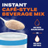 1 4.3 oz Maxwell House Instant Cafe-Style Beverage Mix, Decaf and Sugar Free, Easy to Prepare, Canister, for Quick