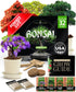 Bonsai Tree Kit Gifts for Men & Women - Grow 4 Bonsai