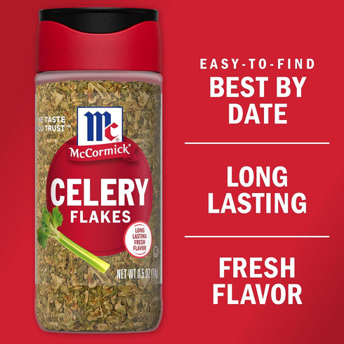 0.5 oz (Pack 6) McCormick Celery Flakes