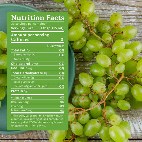 16.9 Oz (Pack 1) De La Rosa White Wine Vinegar, Raw & Unfiltered, with the Mother, Kosher for Passover, Vegan, Non-GMO