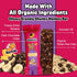 Pack 15, Snakkidz Organic Chewy Granola Bars for Kids, Allergen-Free, Nut-Free, Gluten-Free, Low Sugar Snack Bars Made