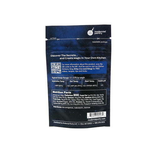 Refined Iota Carrageenan, Vegan OU Kosher Certified, 50g/2oz