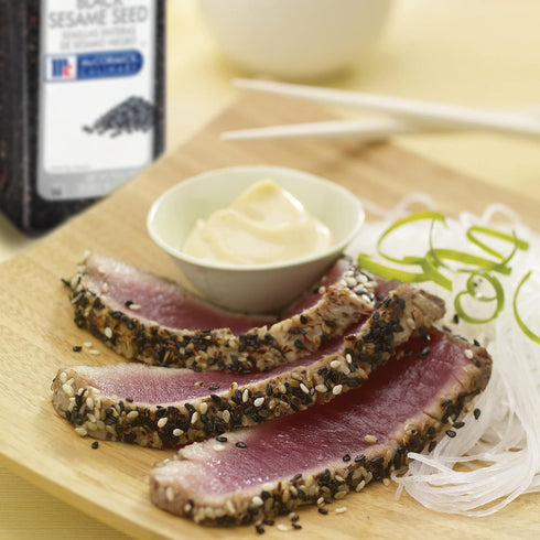 18 oz 18 McCormick Culinary Whole Black Sesame Seeds, - One Ounce Container of Black Sesame Seeds, Perfect