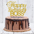 Happy Birthday Boss Cake Topper, Gold Glitter for Baby Boy 1st Birthday, Men’s Birthday Party Decorations