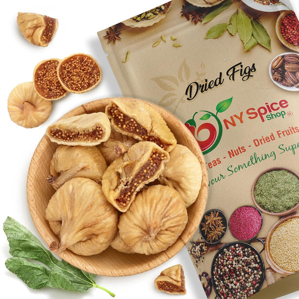 NY Spice Shop Turkish Dried Figs - 3 Pound Chewy Dried Figs