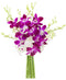 KaBloom - Exotic Opal Orchid Bouquet of Purple and White Orchids without
