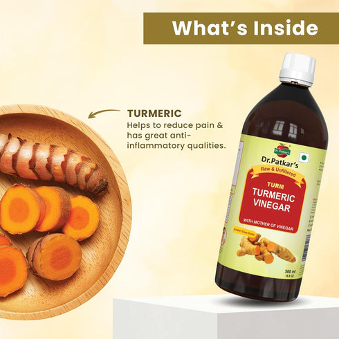 Dr. Patkar's (500 ML) Turmeric Vinegar With Mother