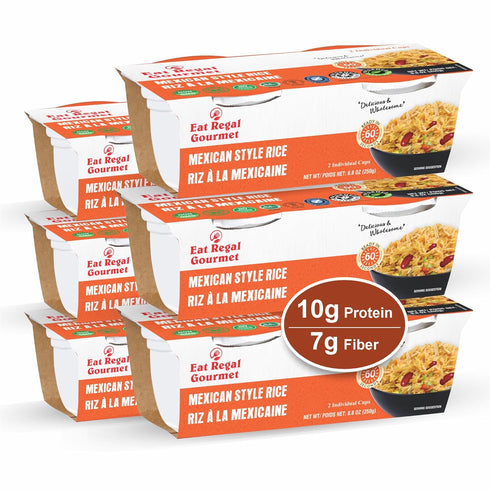 Eat Regal Instant Rice Cups Microwaveable Meals & Sides 6-Pack (8.8 oz