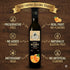 Pack Pack 2 Ellora Farms, Combo Fresh Orange and Peach Infused Balsamic Vinegar Crme, All-Natural, No- Additives