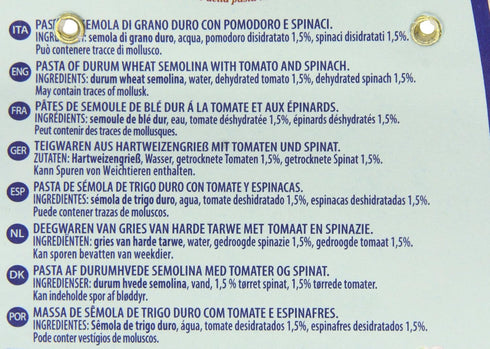 Dalla Costa 250 (Pack 6) Teddy Bear Shapes Pasta g
