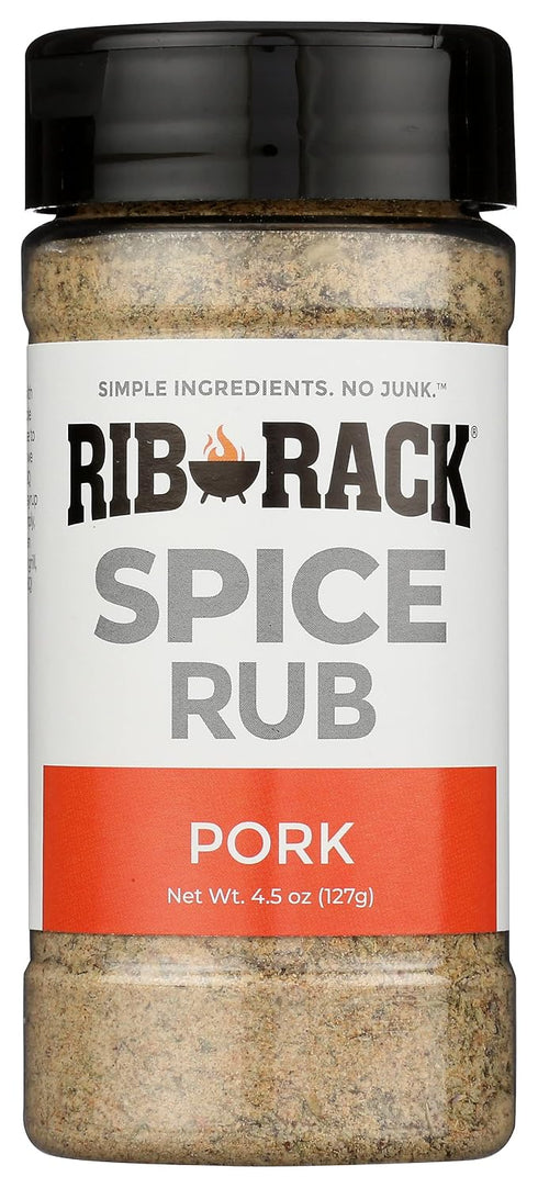 Rib Rack Pork Dry Spice Rub, All Natural, Gluten Free, 4.5 Ounces