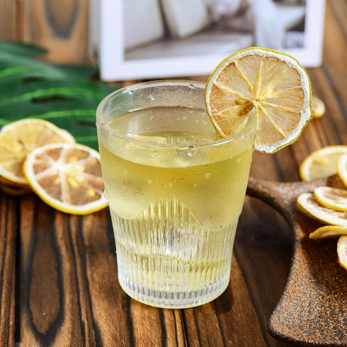 Slices,8.82oz/250g, Cocktails,100% Dried Lemon Dehydrated Fruit Slices For Natural No Additives No Sugar Added,Natural