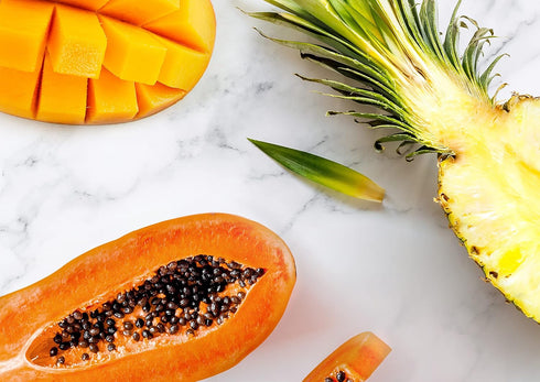 4 Food to Live Diced Fruits Mix, Pounds - Contains Dreid and Diced Mango, Pineapple, Papaya. Sweetened, Unsulfured