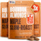 Double Neat Maple Bourbon Almonds Healthy Bourbon Snacks for Men Vegan & Gluten-Free Slow-Roasted