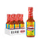 El Yucateco Red Habanero Sauce, 4 oz, 6 Pack, Gluten Free, Sugar Free