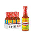 El Yucateco Red Habanero Sauce, 4 oz, 6 Pack, Gluten Free, Sugar Free