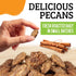 2 lb Almond Brothers Cinnamon Roasted Pecans - Bag - Hand Crafted Cinnamon Candied Pecans - Gluten-Free, Non-GMO