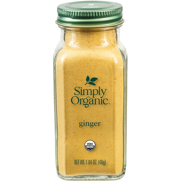 Simply Organic Ground Ginger Root, 1.64 Ounce, Non ETO, Non Irradiated, Non