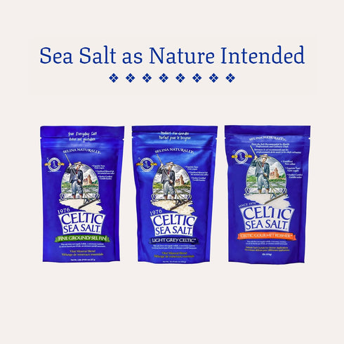 1 lb Celtic Sea Salt Kosher Unrefined Sea Salt, Chef Trusted, Sustainably Harvested, GMP Certified Cooking, Baking