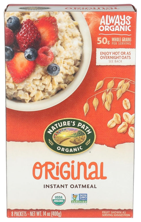 Nature's Path Hot Instant Oatmeal Original Organic, 14 oz