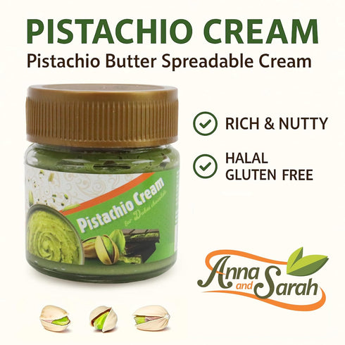 Set 7.75 oz (220 9 PACK, Pistachio Butter Spreadable Cream with Kataifi (Kadayif) gr), Ready for Filling, in Glass Jar